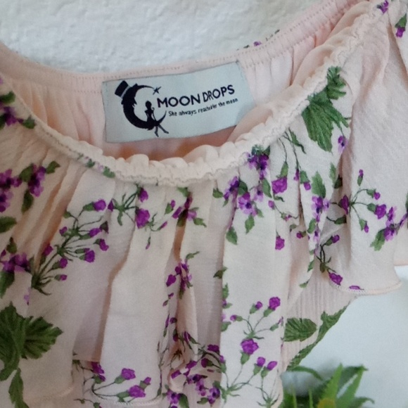 🔥 Floral Tube Top Maxi Dress size Small - Picture 7 of 8